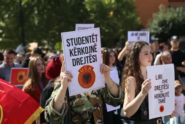 Students in support of protest for KLA call tomorrow at 8:00 p.m.