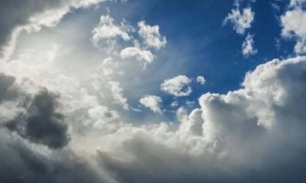 Today’s sunny weather and variable clouds