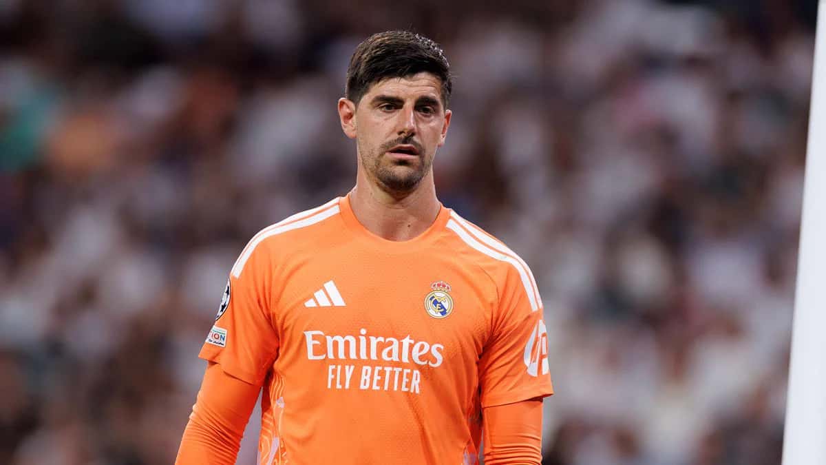 Real’s shot, Courtois missing at El Classico.