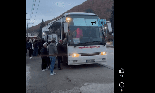 Serbia Elections, Serbian Citizens of Zubin Potoku Leave Beyond Border to Vote