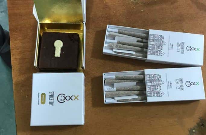 Customs discovers cannabis in a postal delivery, cigarettes and sweets with suspected narcotic substances