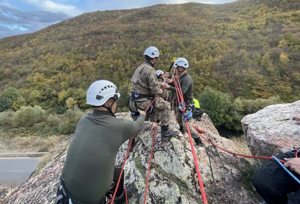 KSF, Albanian Army hold three-week training in search of mountain rescue