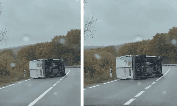 Accident on Skenderaj Street
