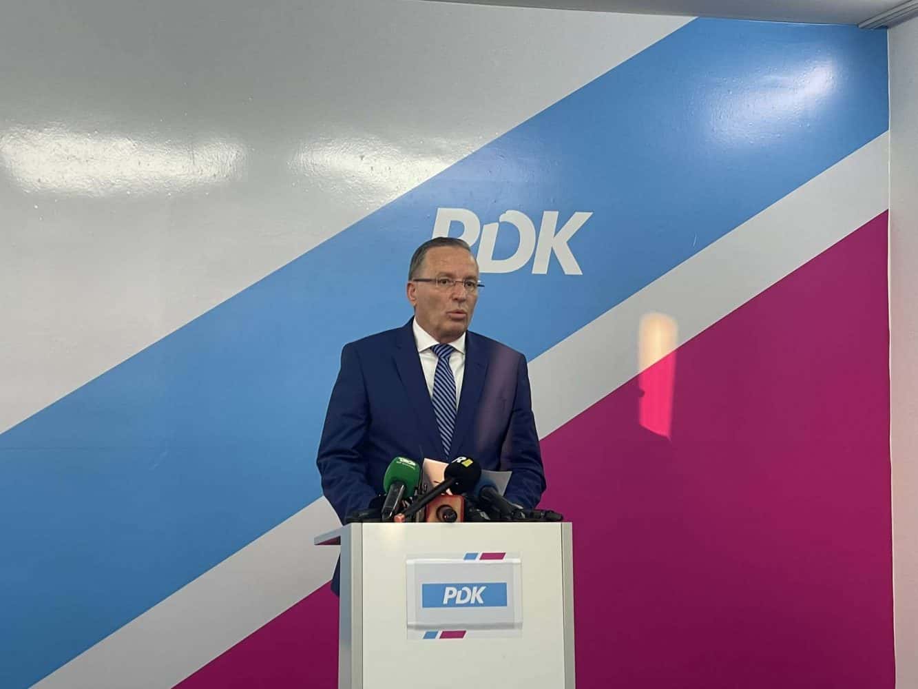 Bedri Hamza resigns from chairman PDK