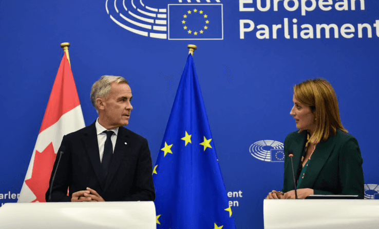 EU steps down from bid to start talks with Canada on associate membership