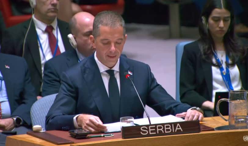 Djuric speaks of justice at the UN, but complains about the reactions of Kurti and Begaj and the slogan “Liria Has Name”