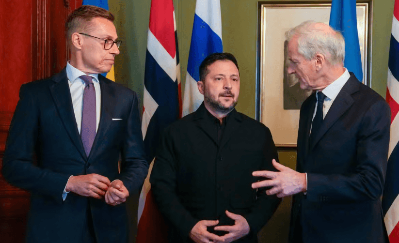 Finland’s president, Norway’s prime minister talk to Putin about ending the war in Ukraine