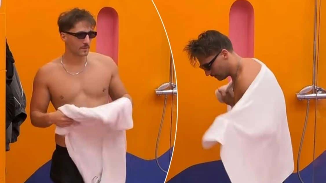 Beata doesn’t break up with her sunglasses, she keeps them in the shower at BBVK