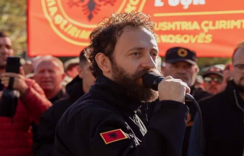 Haziri reacts after the Special Law returns