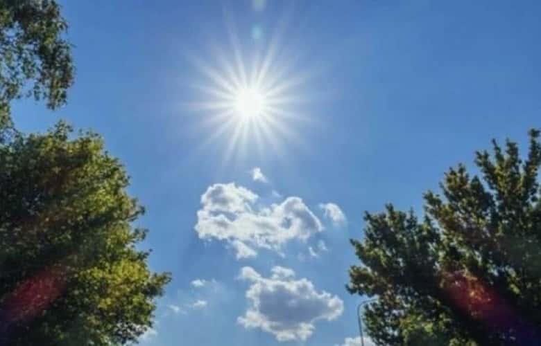 Sunlight weather and clouds scattered today in Kosovo