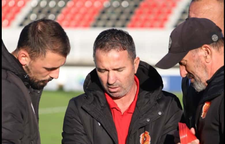Gentian Mezani holds the first exercise of Drenica