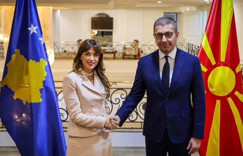 Haxhiu meets with Mickoski, in focus infrastructure and energy projects