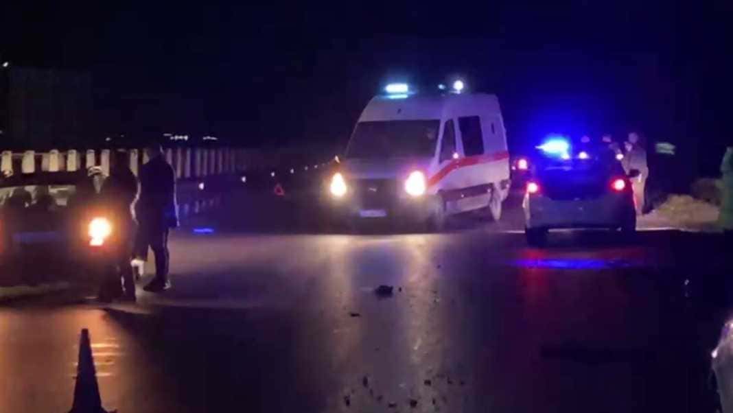 Chain accident on Ferizaj-Stime Street, about seven people injured.