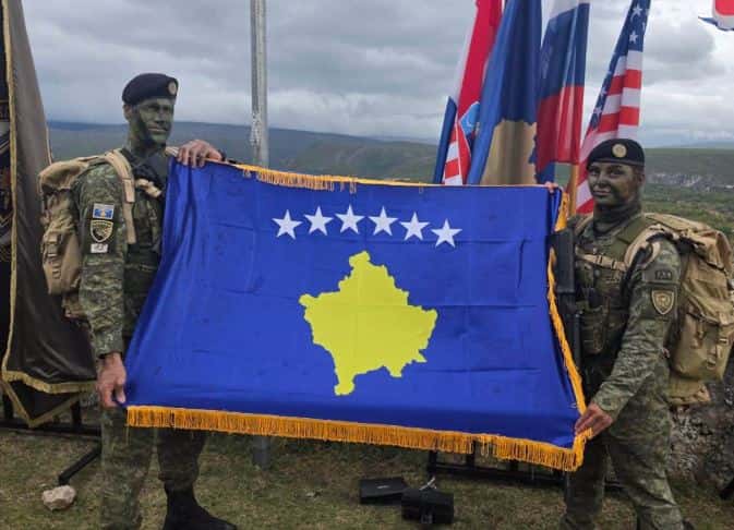 KSF for the first time in military training at the Marko Babaj Centre in Croatia