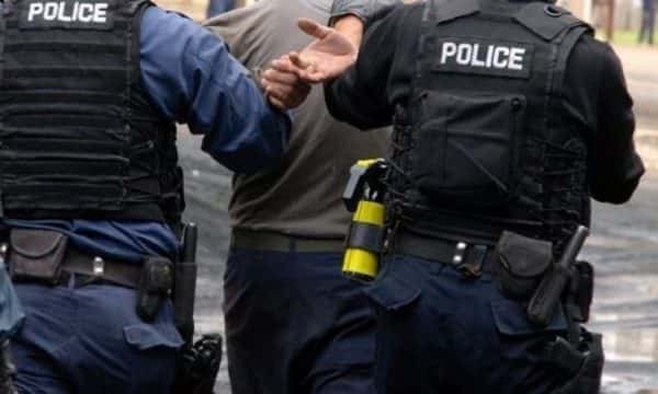 The 47-year-old officer allegedly threatened two civil police after he was detained for revenge, ends up in detention.