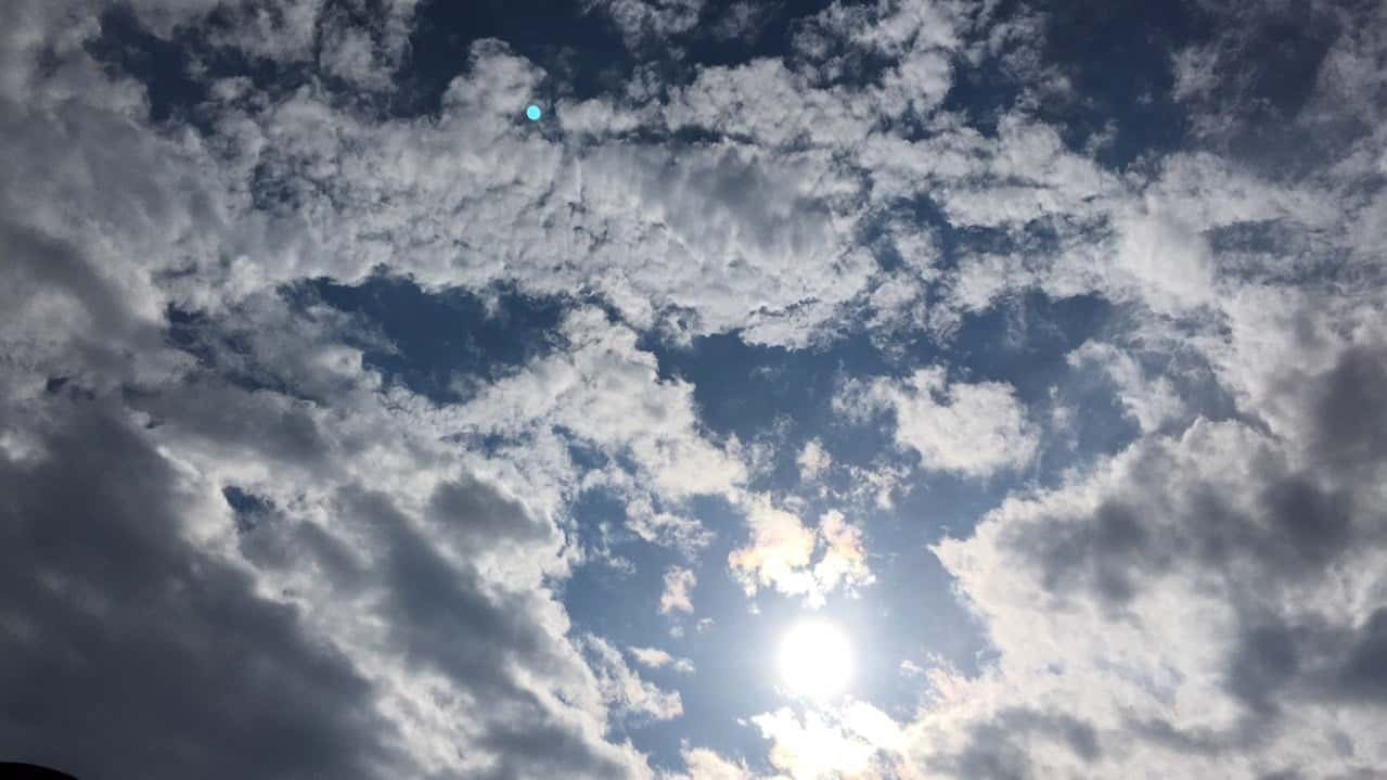 Today sunny weather and clouds, in some areas rainfall is cut down