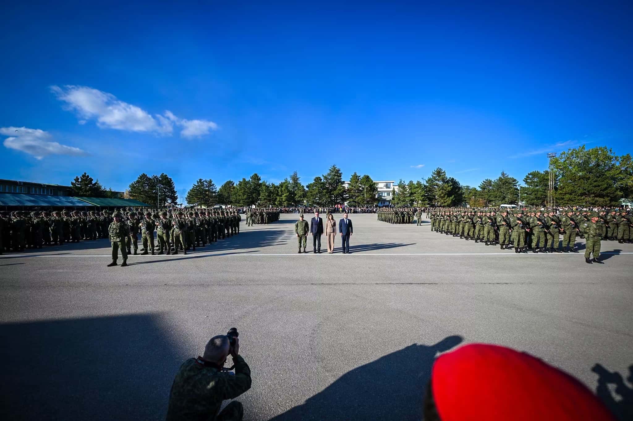 515 young people join the KSF, Macedonia: Our target personnel from 2028 will reach two years early.