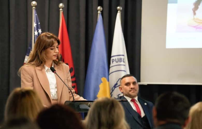 Haxhiu held speech for parliamentary democracy at Gjilan University