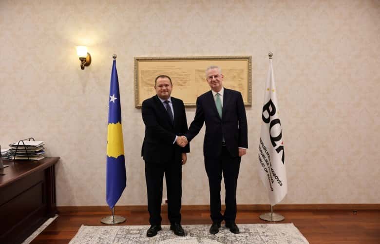 Governor Ismaili meets Ambassador Schübel, focus SEPA integration