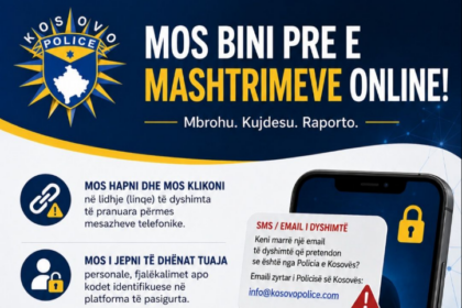 Policia apelon për kujdes ndaj mesazheve mashtruese në emër të bankave: Mos i jepni të dhënat e juaja personale