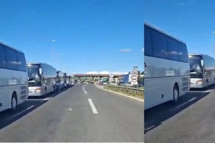 Tubimi i studentëve shqiptarë në Shkup, raportohet se janë ndaluar 5 autobusë me protestues në Kumanovë
