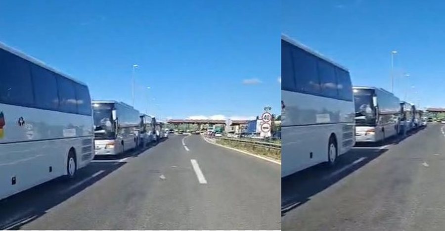 Tubimi i studentëve shqiptarë në Shkup, raportohet se janë ndaluar 5 autobusë me protestues në Kumanovë