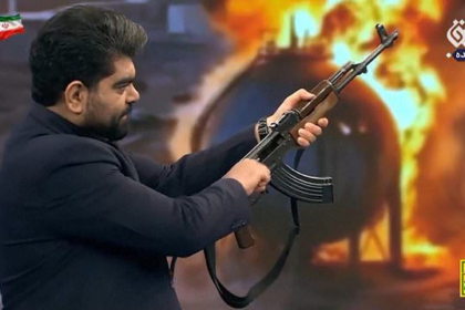 Prezantuesi iranian qëllon me armë drejt flamurit të Emirateve të Bashkuara Arabe
