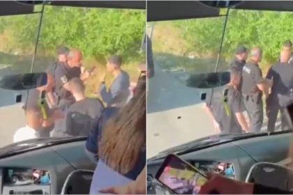 Si u ndaluan studentët shqiptarë në Bllatë teksa udhëtonin për protestën në Shkup