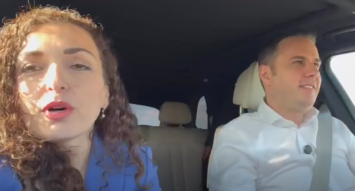 “Rrugës për Lipjan”, Osmani publikon video duke udhëtuar me Abdixhikun, tregojnë çfarë pyetje po marrin nga qytetarët