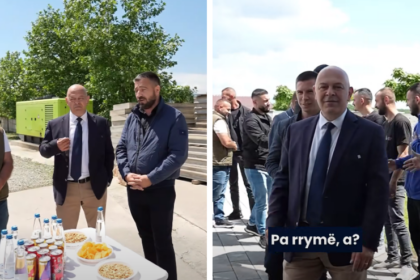 Ardian Gjini vazhdon vizitat nëpër biznese: I gjen pa rrymë, me gjeneratorë e me shumë ankesa për importin nga Serbia
