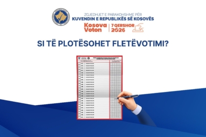 Si të plotësohet fletëvotimi për zgjedhjet e parakohshme?