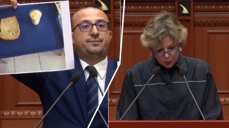 Korreshi nxjerr foton e bukës me kos: Si pacientët e Lushnjës e hani dhe ju mëngjesin zonja ministre? I përgjigjet Sala: Mos përdorni shëndetësinë për politikë