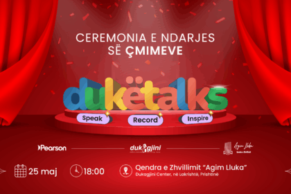 Më 25 maj mbahet ceremonia e ndarjes së çmimeve DUKËTALKS