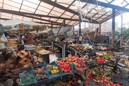 Përfshihet nga flakët tregu i fruta-perimeve në Lushnjë, ishte rikonstruktuar 3 vite më parë