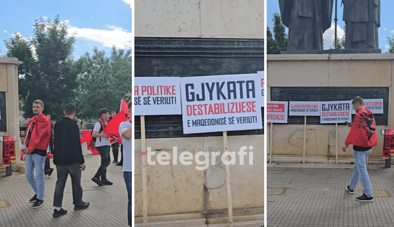 Protesta e dytë e studentëve në Shkup, fillon tubimi i protestuesve pranë Urës së Gurit Protesta e dytë e studentëve në Shkup, fillon tubimi i protestuesve pranë Urës së Gurit