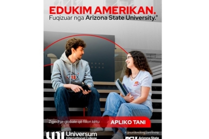 Lansohet kampanja “Edukim Amerikan, Fuqizuar nga Arizona State University 🎓” nga UNI – Universum International College