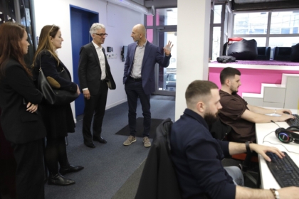 Ambasadori gjerman Rainer Rudolph viziton Telegrafin