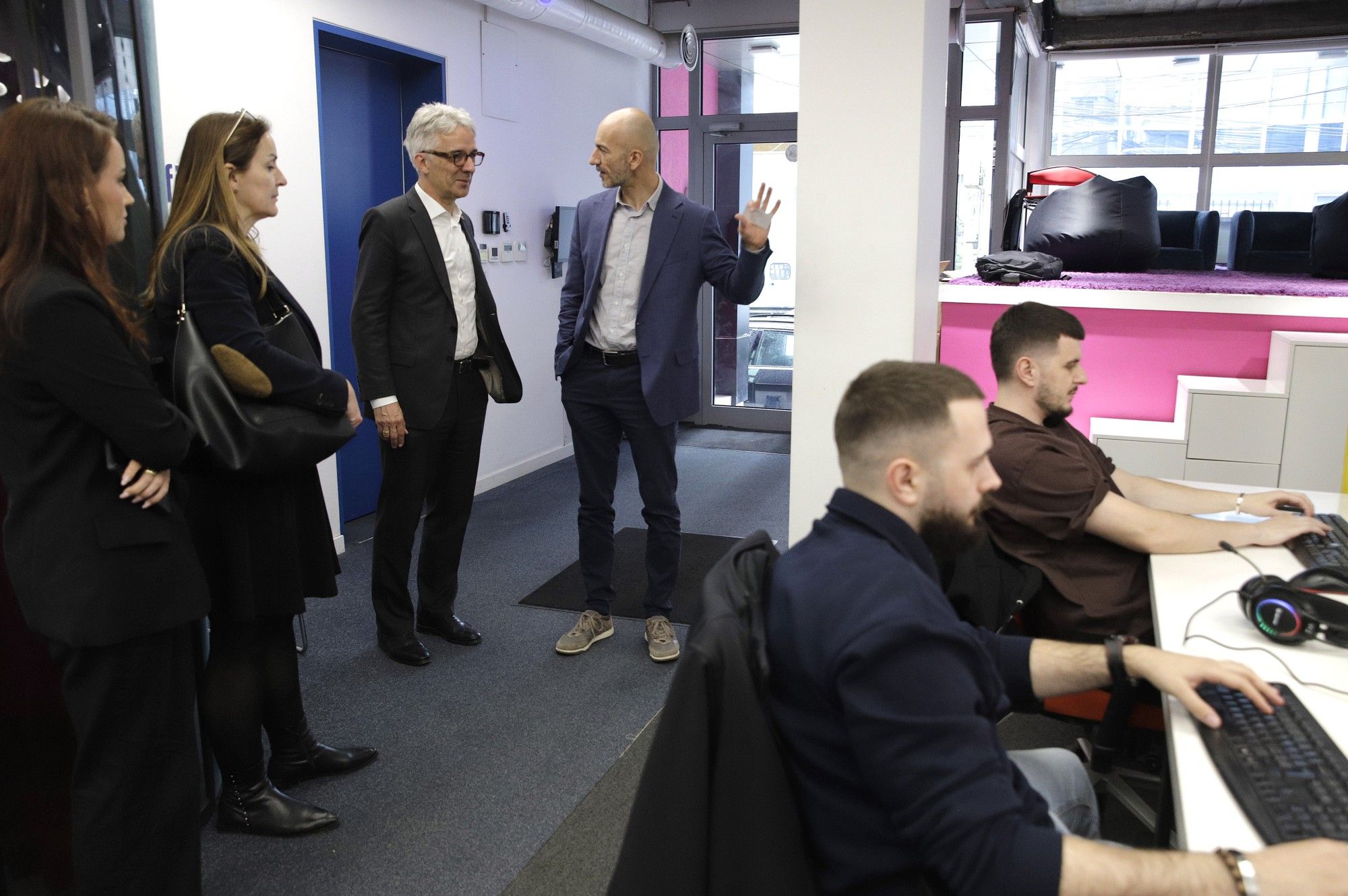 Ambasadori gjerman Rainer Rudolph viziton Telegrafin