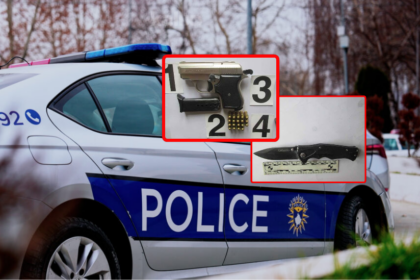 Kontrolle në shkolla të Mitrovicës së Jugut e Skenderajt, gjenden armë zjarri e thikë- Policia jep detaje