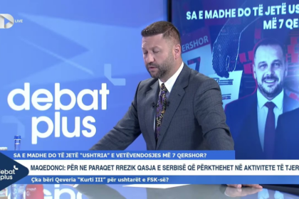 Ai ka folur edhe për dronët të cilët kanë hy nga territori i Serbisë në Kosovë. ‘’Vlerësoj që qëllimi gjithmonë është armiqësorë kur futesh në territorin e një vendi tjetër. Vlerësoj se këtë Serbia e ka bërë për të vlerësuar forcën në raport me ne, normalisht edhe për të mbajtur nën presin edhe vet KFORi0n , pra trupat e NATO-s, gjithashtu edhe për të nënvlerësuar kapacitetin edhe të NATO-s edhe të Kosovës. Nuk e përjashtoj mundësinë që dronët janë një ndër pajisjet fluturaket pra që kryejnë shumë operacione të ndryshme mes tjerash edhe vëzhgimin e terrenit’’. Moderatori Panduri ka thënë se dronët ishin parë shpesh mbi burgun e Sigurisë së Lartë në Dyz ku po mbaheshin të akuzuarit për rastin Banjska. ‘’Ne e kemi ngritur këtë çështje, të gjitha institucionet tona e kanë ngritur me komandantin e KFOR-it, KFOR-in, NATO-n ku kemi pas diskutime…hapësira ajrore ende me mandat i takon komandantit të KFOR-it që të ndërmarr vendime të caktuara në raport me hapësirën ajrore’’.