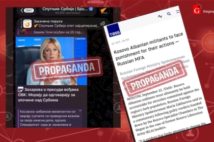Zakharova shpërndan narrativen propagandistike për aktgjykimin ndaj ish-udhëheqësve të UÇK-së