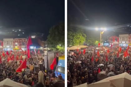 Protestë kundër Speciales edhe në Prizren, LKE ndan pamje, mijëra pjesëmarrës: Jo në emrin tim