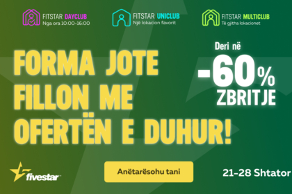 Jepi vetes rëndësi – bëhu pjesë e FiveStar me oferta speciale!