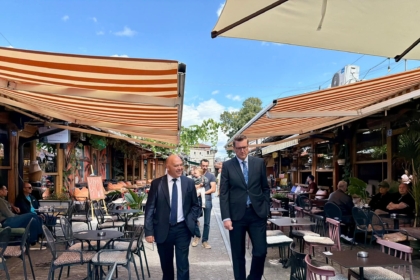 Gjini pret ambasadorin e Sllovenisë: Diskutojnë për zhvillimet në Kosovë dhe zgjerimin e bashkëpunimit mes dy vendeve