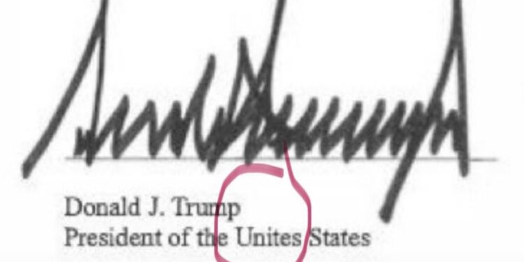 Gafa në dokumentin e Trump me Musk e Zuckerberg, Shtëpia e Bardhë shkruan gabim emrin e SHBA