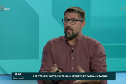 A u kërcënua dhe pse e tërheqi postimin për Gani Gecin? Flet Dardan Krasniqi
