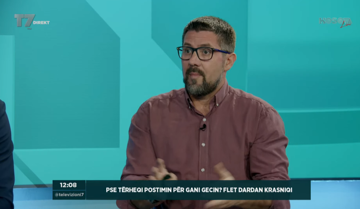 A u kërcënua dhe pse e tërheqi postimin për Gani Gecin? Flet Dardan Krasniqi