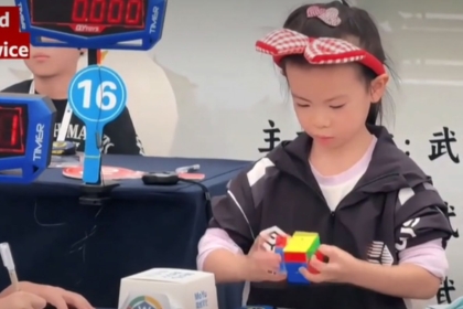 Gjashtëvjeçarja nga Kina thyen dy herë rekordin botëror në Rubik