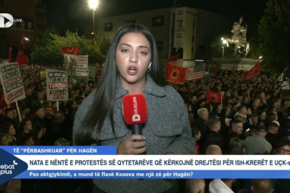 Nata e nëntë e protestës – Gazetarja Blerta Zuka drejtpërdrejt nga sheshi